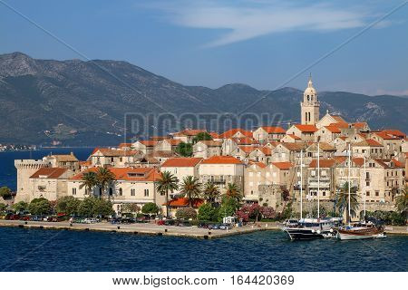 View Of Korcula Old Town, Croatia