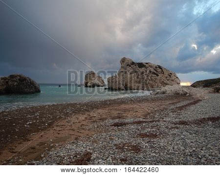 Petra Tou Romiou, Legendary Birthplace Of Godess Aphrodite In Cyprus