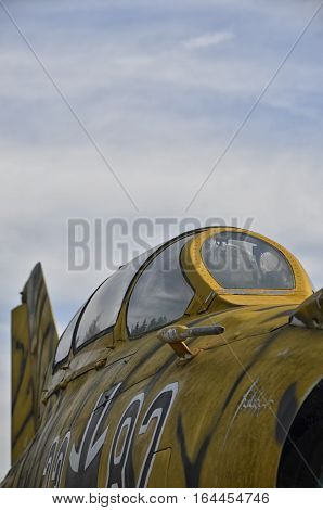 The retired jet fighter of the Luftwaffe
