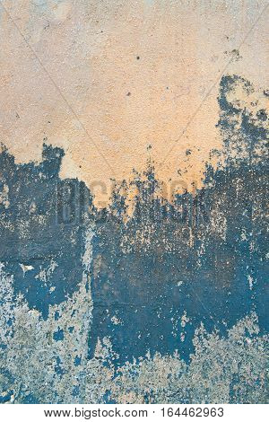 The dirty texture on the sand wall background
