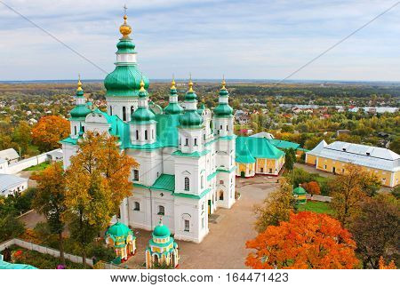 Trinity Monastery Chernigov, Ukraine in the autumn
