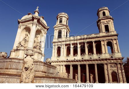 Place Saint Sulpice In Paris