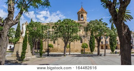 Panorama Of Vazquez De Molina Square In Ubeda