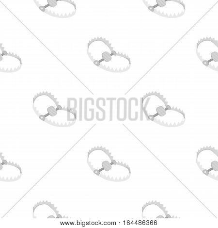 Trap icon in cartoon style isolated on white background. Hunting pattern vector illustration.