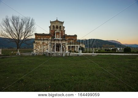 Church At Ancient Mantineia, Arcadia, Peloponnese, Greece