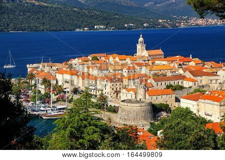 View Of Korcula Old Town, Croatia