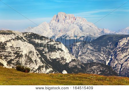 Grupo del Cristallo Dolomites Alps Mountains South Tirol Italy