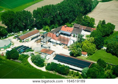 Aerial View Of Purlieus Of Munich