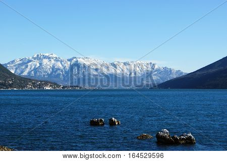 Winter in the Bay of Kotor, Montenegro