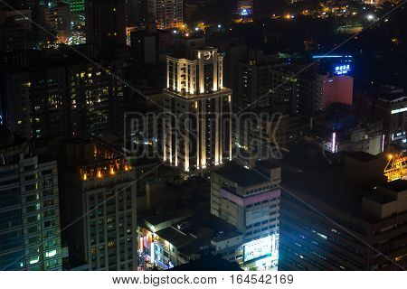 Aerial view of Kaohsiung City special municipality in the Republic of China on Taiwan Asia