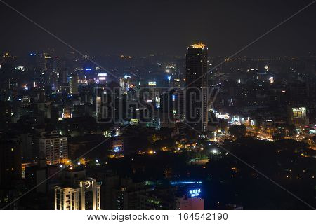 Aerial view of Kaohsiung City special municipality in the Republic of China on Taiwan Asia