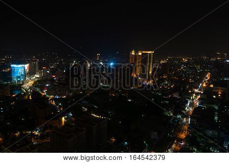 Aerial view of Kaohsiung City special municipality in the Republic of China on Taiwan Asia