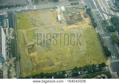 Aerial view of Kaohsiung City special municipality in the Republic of China on Taiwan Asia