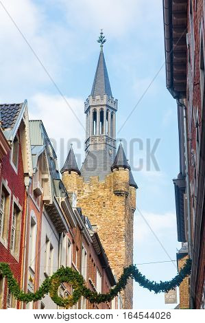 View To Granus Tower In Aachen, Germany