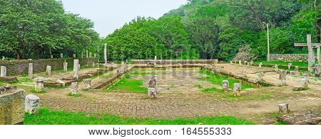 The Ruins Of Ancient Refectory
