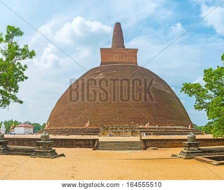 The Giant Brick Stupa