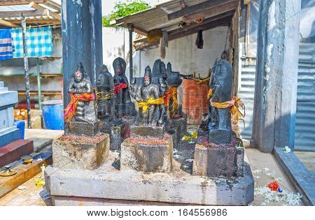 The Sculptures On Altar