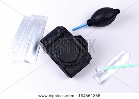 Digital-slr Sensor Cleaning And Maintenance,equipment Preparing .