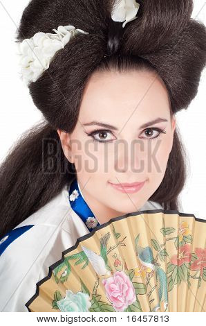 Retrato de Geisha