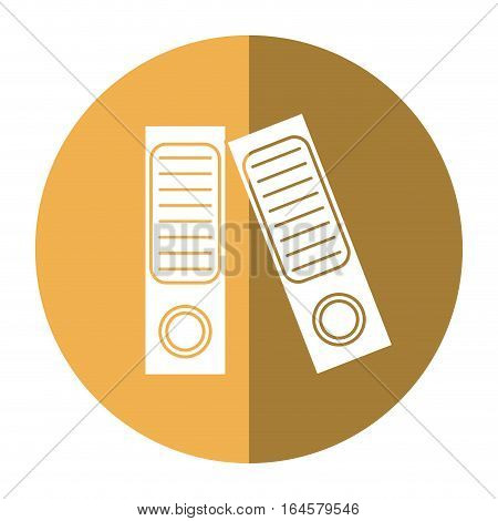 folder document archive folio office shadow vector illustration eps 10