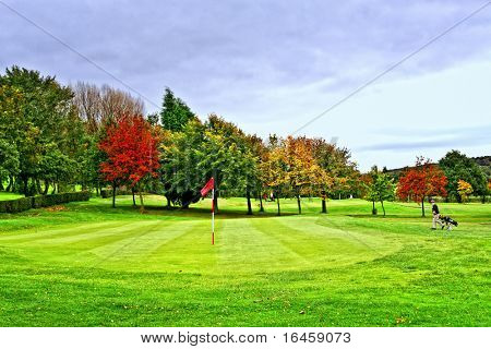 Smukke golf park