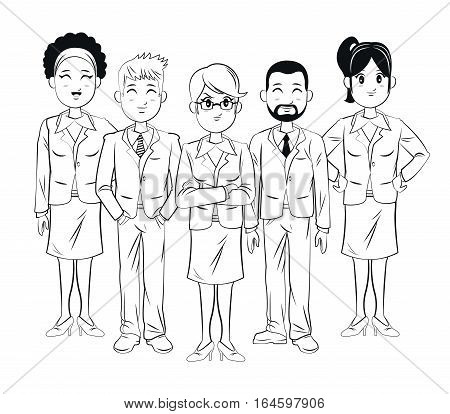 group team work experince business vector illsutration eps 10