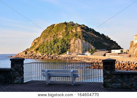 Town Of Getaria Basque Country Spain