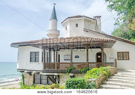 Balchik, Bulgaria - June 19, 2016. The Balchik Palace (castle) Of Romanian Queen Marie, Botanic Gard