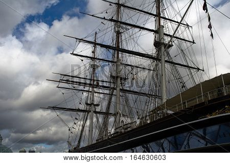 the cutty sark in greenwich in london