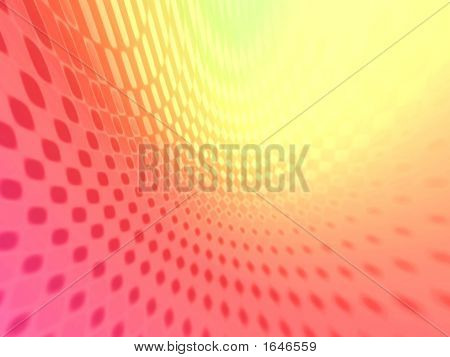 Abstractie Pink Net