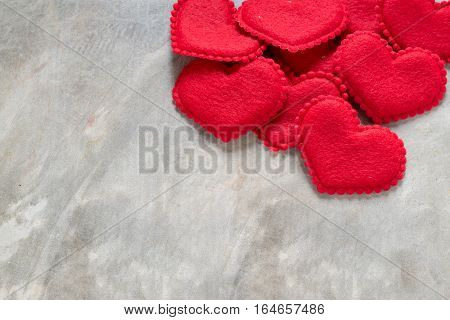 Love Concept Valentine's Day Background,red Heart With Red White Rose ,ribbon
