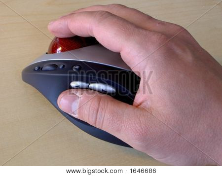 Trackball a rukou