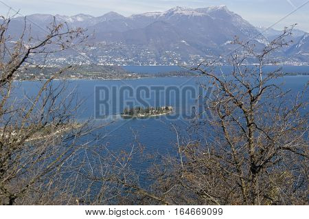 Garda lake from Rocca di Manerba - Lombardy - Italy