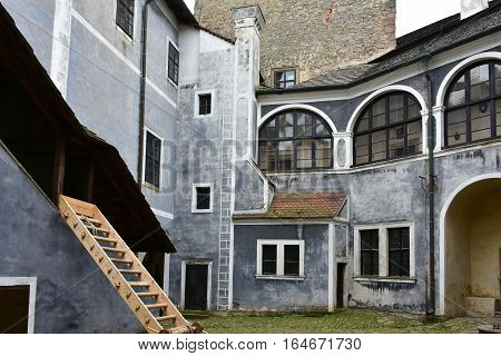Stronghold Buchlov in moravian part of Czech republic