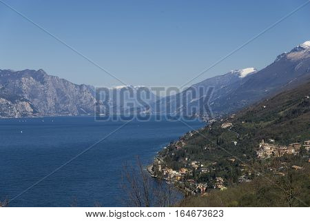 Garda lake from Crero - Veneto - Italy