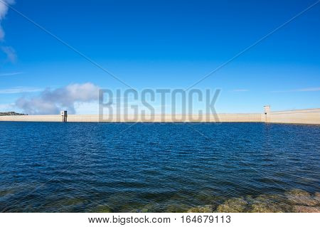 Lagoa Comprida is the largest lake of Serra da Estrela Natural park Portugal
