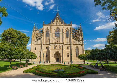 st Barbora Cathedral in Kutna Hora Unesco heritage site Central Bohemia Czech Republic