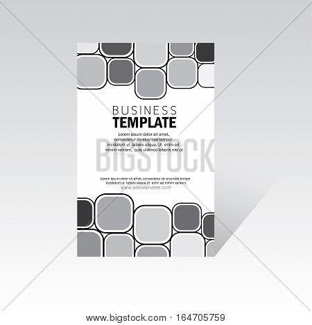 business brochure leaflet poster template vector. stock-vector eps 10 format