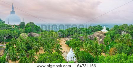 Panorama From Aradhana Gala Rock