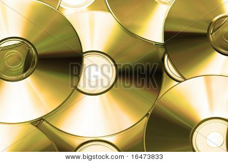 Cd eller DVD romes for baggrund