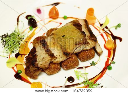 Fried Meat And Breaded Cutlet
