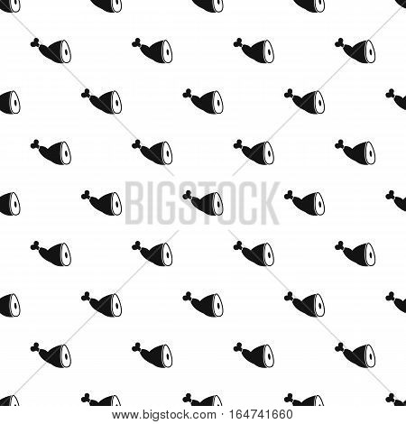 Jamon pattern. Simple illustration of jamon vector pattern for web design