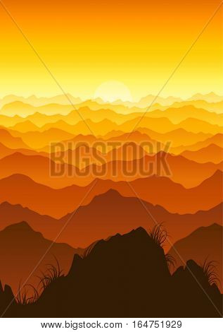 Deer. Vector illustration.