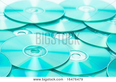 Cd eller DVD romes for baggrund