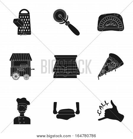 Pirates set icons in black design. Big collection of pirates vector symbol stock illustration