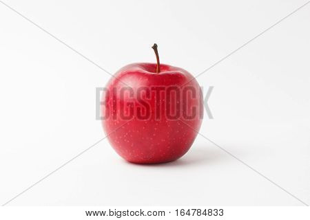 Fresh red apple isolated on white. With clipping path