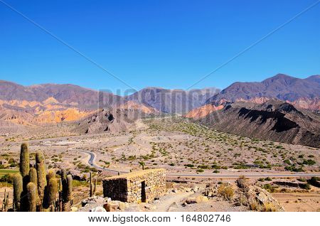 Pucara de Tilcara is an archaeological site of the Inca located in the Quebrada de Humahuaca a mountain valley in the area Jujuy in Argentina