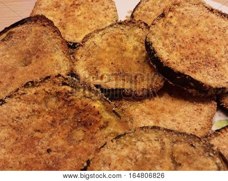 fried eggplant, mediterranean and vegetarian cuisine, iatlian food