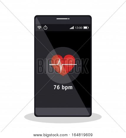 weareable technology with healthy lifestyle vector illustration design