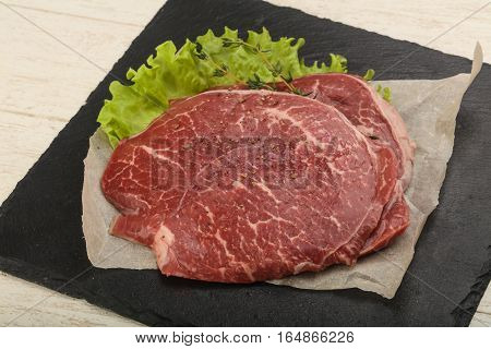 Raw Beef Schnitzel